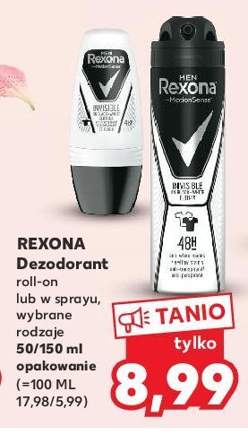 Kaufland Dezodorant invisible black & white rexona men invisible oferta