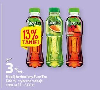 Auchan Herbata mrożona green citrus fuzetea oferta