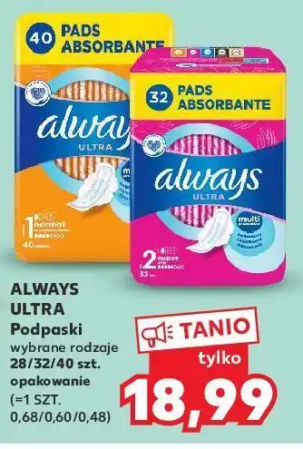 Kaufland Podpaski super always ultra oferta