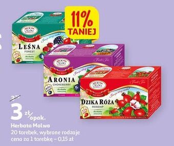 Auchan Herbatka leśna malwa tea oferta