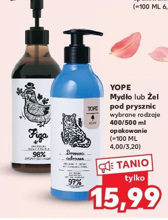 Kaufland Mydło w płynie imbir i drzewo sandałowe yope oferta