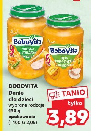 Kaufland Warzywa ze schabem i kluseczkami bobovita oferta