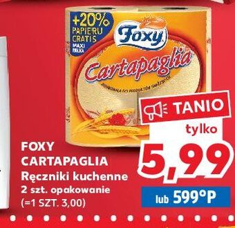 Kaufland Ręcznik kuchenny foxy cartapaglia oferta