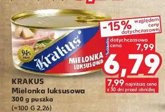 Kaufland Mielonka luksusowa w sosie krakus animex oferta