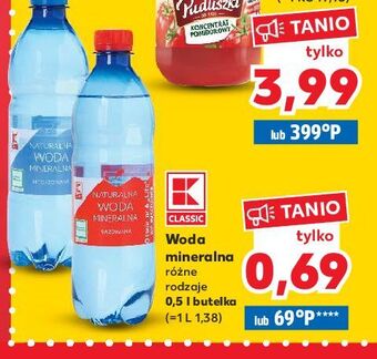 Kaufland Woda gazowana k-classic oferta