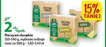 Auchan Pieczywo chrupkie pszenne auchan pewni dobrego oferta