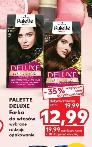 Kaufland Farba do włosów 3-0 palette deluxe oferta