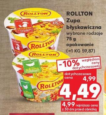 Kaufland Zupa chicken rollton oferta