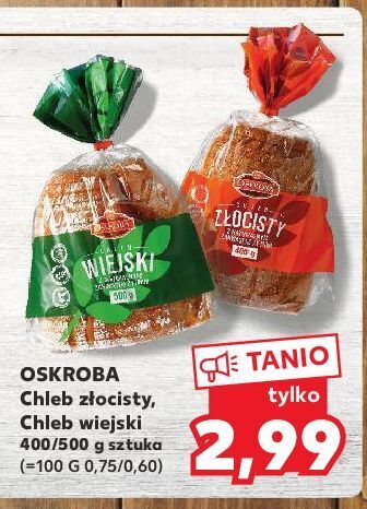 Kaufland Chleb złocisty krojony oskroba oferta