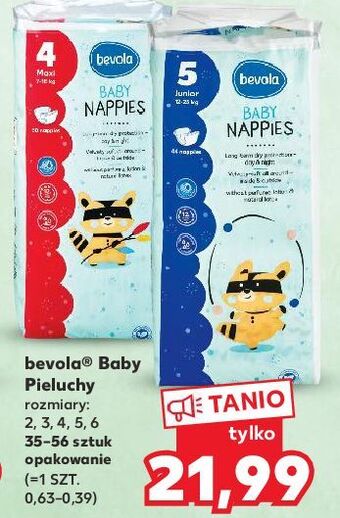 Kaufland Pieluchy dla dzieci mini bevola baby oferta
