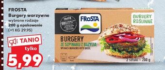 Kaufland Burgery ze szpinakiem i bazylią frosta oferta