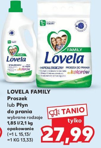 Kaufland Płyn do prania kolorów family lovela oferta
