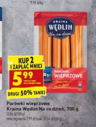 Biedronka Parówki wieprzowe 700g oferta