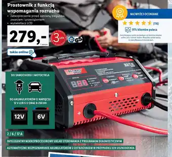 Lidl Prostownik z funkcją wspomagania rozruchu ultimate speed oferta