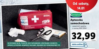 Lidl Apteczka samochodowa sensiplast oferta
