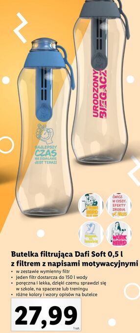 Lidl Butelka soft 500 ml dafi oferta