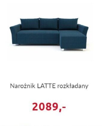Agata Meble Narożnik Latte rozkładany oferta