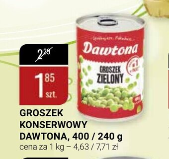 bi1 Groszek konserwowy Dawtona 400/240g oferta