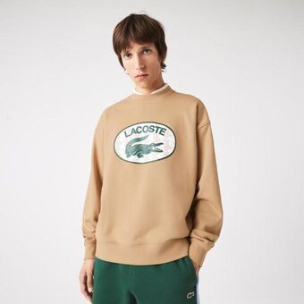 Lacoste Lacoste męska bluza z nadrukiem monogramu loose fit oferta