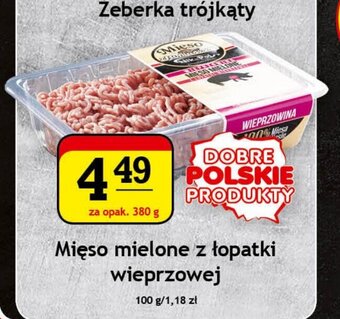 Gram Market Mięso mielone z łopatki wieprzowej 380g oferta