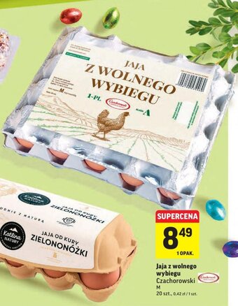 Intermarche Jaja z wolnego wybiegu Czachorowski rozmiar M 20sztuk oferta