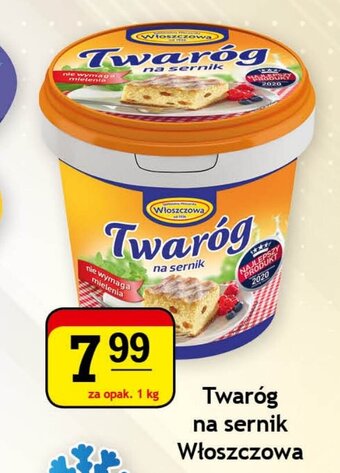 Gram Market Twaróg na sernik Włoszczowa 1kg oferta