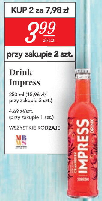 Stokrotka Drink Impress 250ml oferta