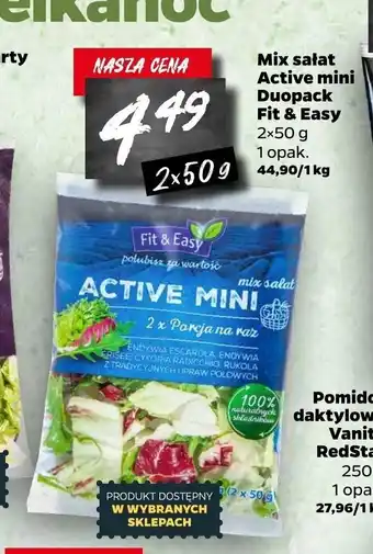 Netto Mix sałat Active mini Duopack Fit & Easy 2x50g oferta