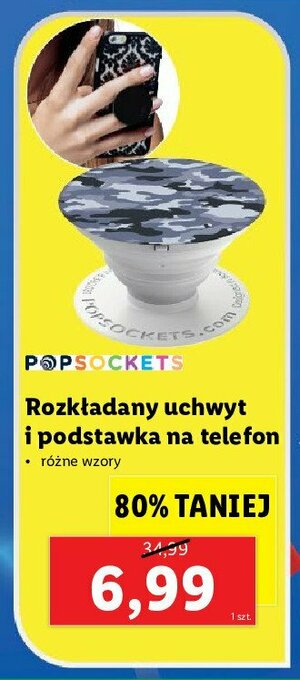 Lidl Uchwyt na telefon 101000 czarny 1 SZT oferta