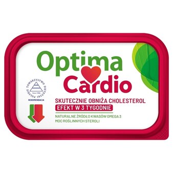 Optima cardio margaryna roślinna z dodatkiem steroli roślinnych 400 g