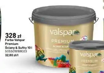 Castorama Valspar Farba Premium Ściany & Sufity 10l oferta