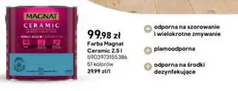 Castorama Magnat Farba Ceramic 2,5l 51 kolorów oferta