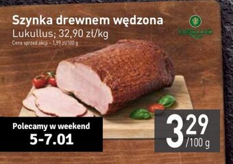 Lukullus szynka drewnem wędzona 100g