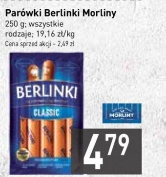 Stokrotka Morliny parówki berlinki 250g oferta