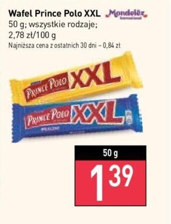 Stokrotka Mondelez wafel Prince Polo XXL 50g oferta