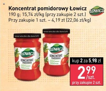 Stokrotka Łowicz koncentrat pomidorowy 190g oferta