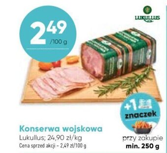 Stokrotka Lukullus konserwa wojskowa 100g oferta