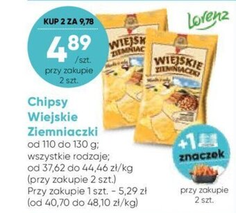 Stokrotka Lorenz chipsy Wiejskie Ziemniaczki 110-130g oferta