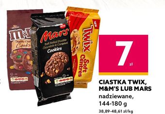 Dealz Ciastka z kawałkami czekolady i karmelowym nadzieniem twix soft centres oferta