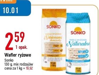 E.Leclerc Wafle ryżowe naturalne sonko oferta