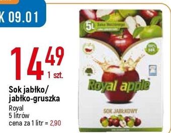 E.Leclerc Sok jabłko-gruszka royal apple oferta