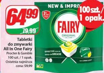 Dino Tabletki do zmywarki lemon fairy all in 1 oferta