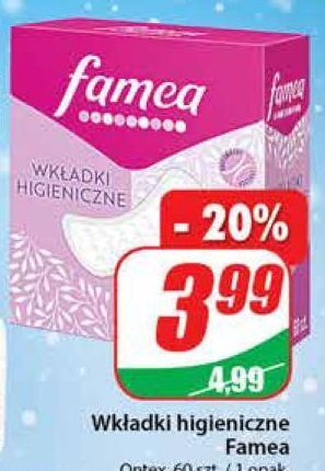 Wkładki higieniczne famea