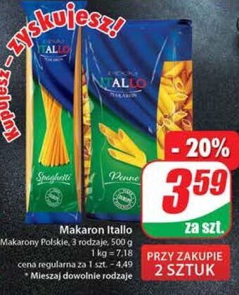 Dino Makaron rurki itallo oferta