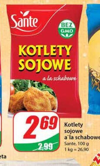 Dino Kotlety sojowe a'la schabowe sante oferta