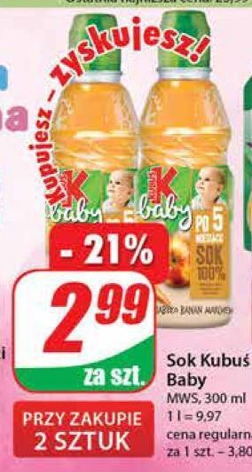 Dino Sok jabłko-banan-marchew kubuś baby oferta