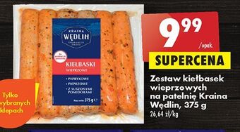 Biedronka Kiełbaski wieprzowe kraina wędlin oferta