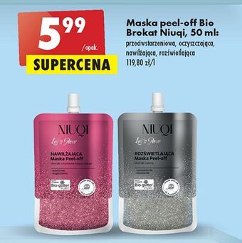 Biedronka Maska peel-of przeciwstarzeniowa niuqi oferta