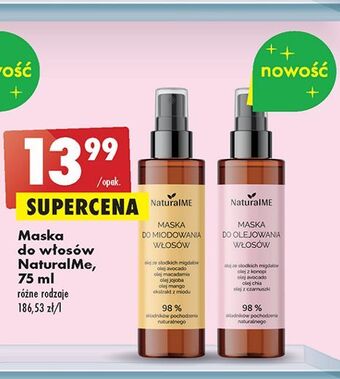 Biedronka Maska do miodowania włosów naturalme oferta