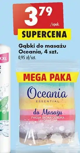 Biedronka Gąbka do masażu oceania essential oferta